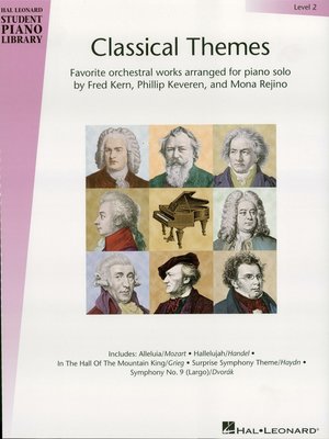cover image of Classical Themes--Level 2 (Songbook)